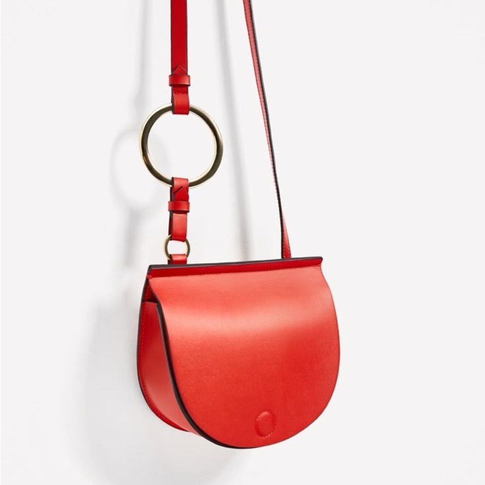 Zara Join Life Oval Crossbody Bag with Ring Detail